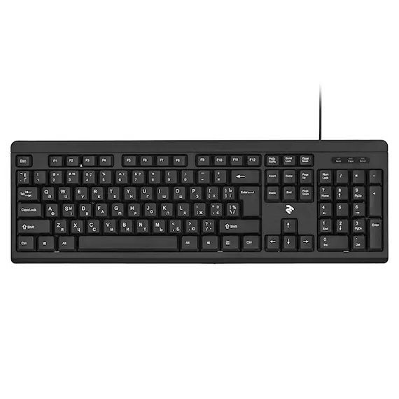 კლავიატურა + მაუსი 2E MK401 Combo USB Black , 2 image - Primestore.ge
