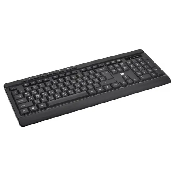 კლავიატურა მაუსი 2E MF410 Wireless Mouse + Keyboard Kit Black , 3 image - Primestore.ge