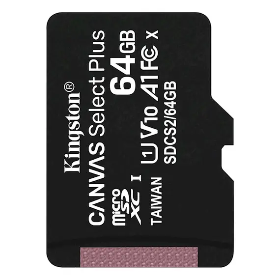 SD ბარათი Kingston 64GB microSDXC C10 UHS-I R100MB/s , 2 image - Primestore.ge