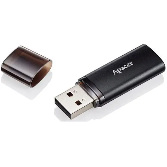 USB ფლეშ მეხსიერება Apacer 16GB USB 3.1 Flash Drive Gen1 AH25B Black , 3 image - Primestore.ge
