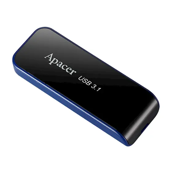 USB ფლეშ მეხსიერაბა Apacer USB3.1 Gen1 Flash Drive AH356 32GB Black , 2 image - Primestore.ge