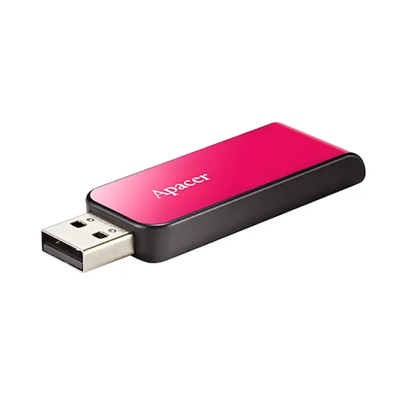 USB ფლეშ მეხსიერაბა Apacer USB2.0 Flash Drive AH334 64GB Pink , 3 image - Primestore.ge