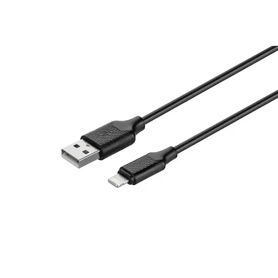 მობილურის სადენი KITs USB 2.0 to Lightning cable, 2A, black, 1m, KITS-W-003 - Primestore.ge