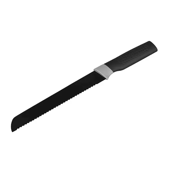 სამზარეულოს დანა ARDESTO AR2015SK Bread knife Black Mars, 33 сm, Black, Plastic  - Primestore.ge