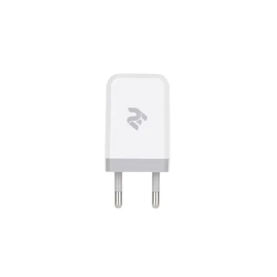 მობილურის დამტენი 2E Wall Charge USB Wall Charger USB:DC5V/2.1A, white , 2 image - Primestore.ge