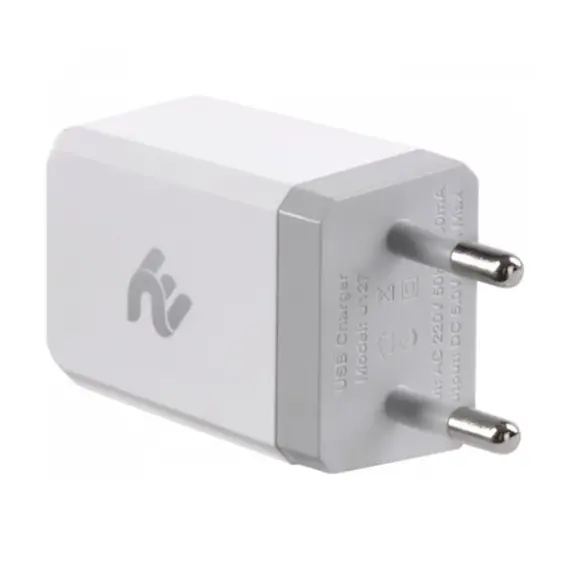 მობილურის დამტენი 2E Wall Charge USB Wall Charger USB:DC5V/2.1A, white  - Primestore.ge