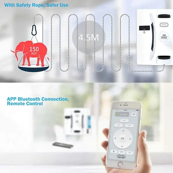 მინის საწმენდი რობოტი HOBOT 298 Window Cleaning Robot , 5 image - Primestore.ge