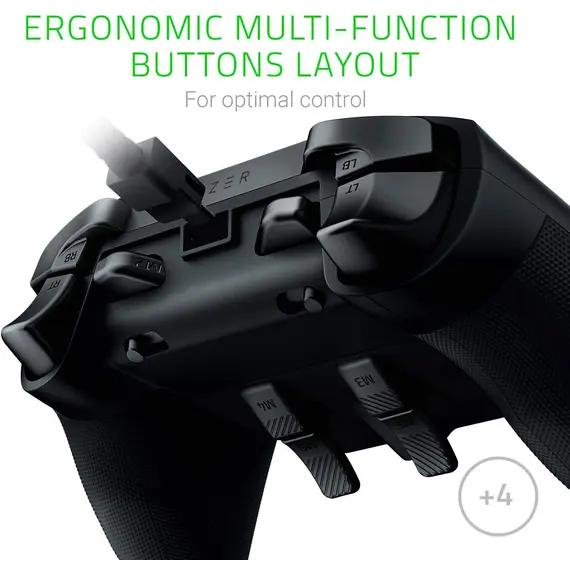 ჯოისტიკი Razer Gamepad Wolverine Ultimate Xbox One Controller USB RGB Black , 4 image - Primestore.ge