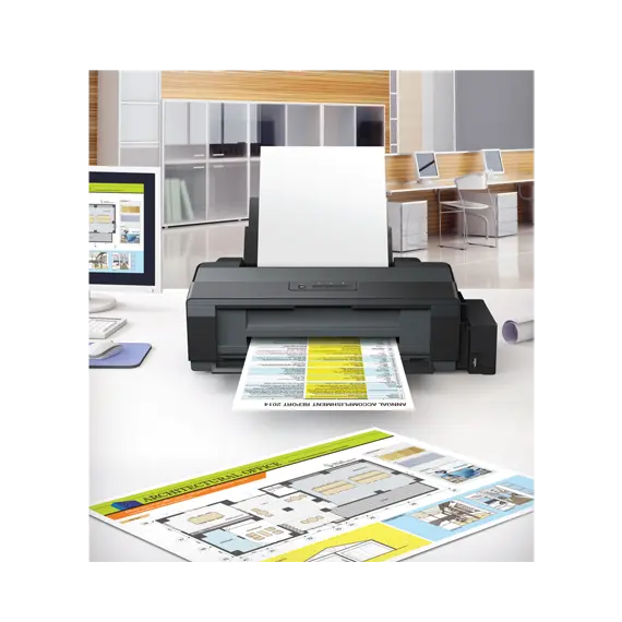 Printer EPSON L1300 A3 4 Color Printer (C11CD81402) Print resolution up to 5760 x 1440 dpi, 8 image