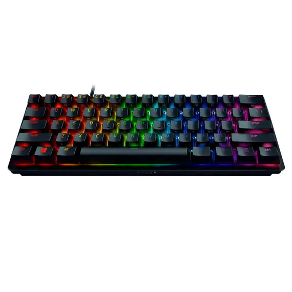 კლავიატურა Razer Gaming Keyboard Huntsman Mini Red Switch USB US RGB, Black , 4 image - Primestore.ge