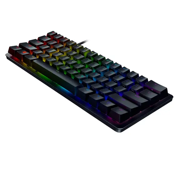 კლავიატურა Razer Gaming Keyboard Huntsman Mini Red Switch USB US RGB, Black , 3 image - Primestore.ge