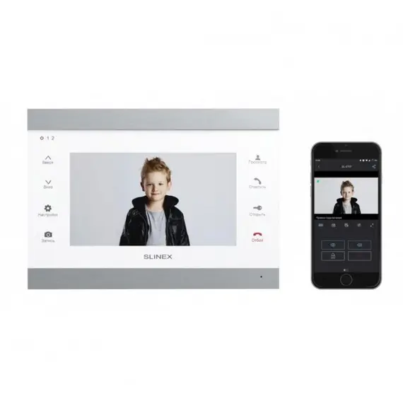 დომოფონი Video intercom Slinex SL-07IP Silver White , 2 image - Primestore.ge