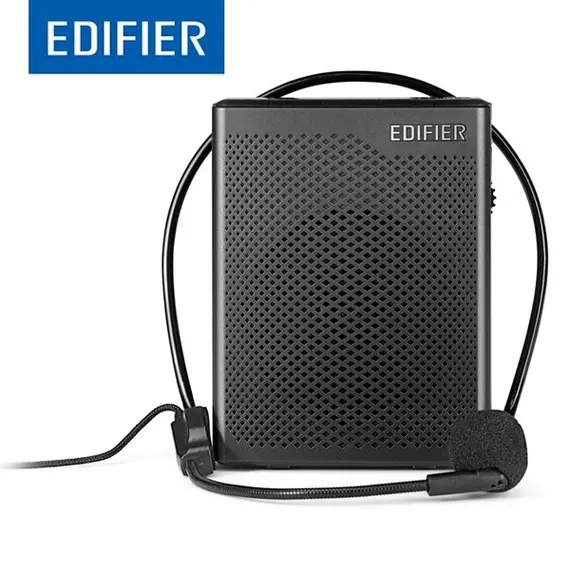 ხმის გამაძლიერებელი Edifier MF5P Portable Voice Amplifier Wireless Speaker Bluetooth 5.0 SD Card 2.5W Black  - Primestore.ge