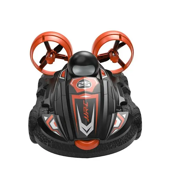 წყლის მანქანა JJRC Q86 2 In 1 Amphibious RC Hovercraft Boat Stunt Drift Car Black , 2 image - Primestore.ge