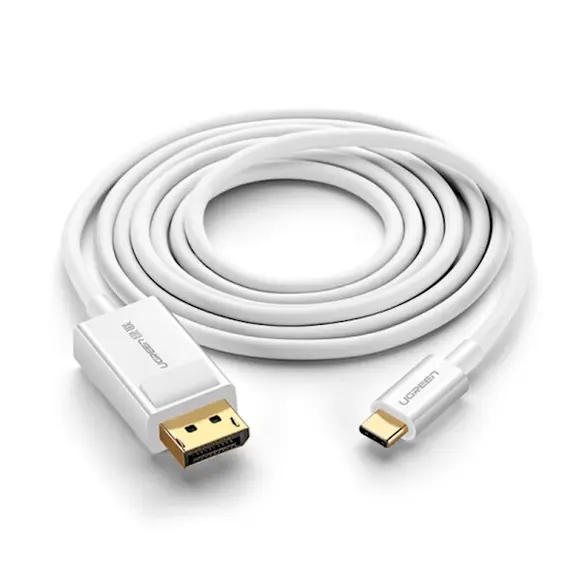 USB კაბელი UGREEN MM139 (40420) USB Type C to DP Cable 1.5m (White) , 4 image - Primestore.ge