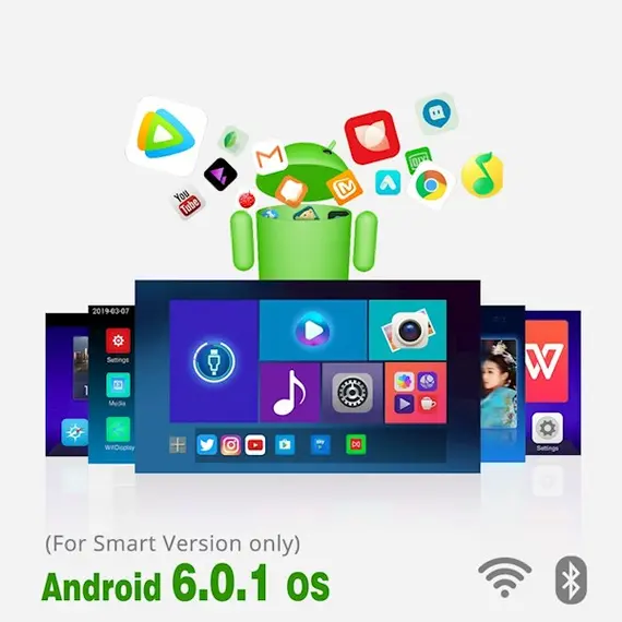 Projector BYINTEK MOON K11 Android 200inch native: 1920x1080 1080P FULL HD LED Video Projector, 3 image
