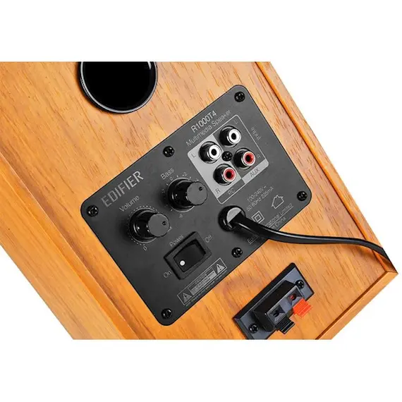 სტუდიური მონიტორი დინამიკი Edifier Studio R1000T4B 2.0 bookshelf speaker Brown , 3 image - Primestore.ge