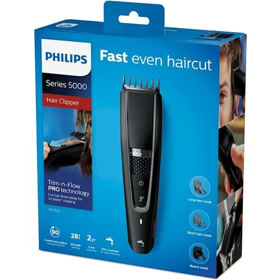 თმის საკრეჭი PHILIPS HC5632/15 , 7 image - Primestore.ge