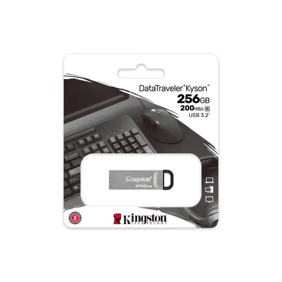 ფლეშ მეხსიერება Kingston DataTraveler Kyson 256GB USB 3.2 (DTKN/256GB) , 3 image - Primestore.ge