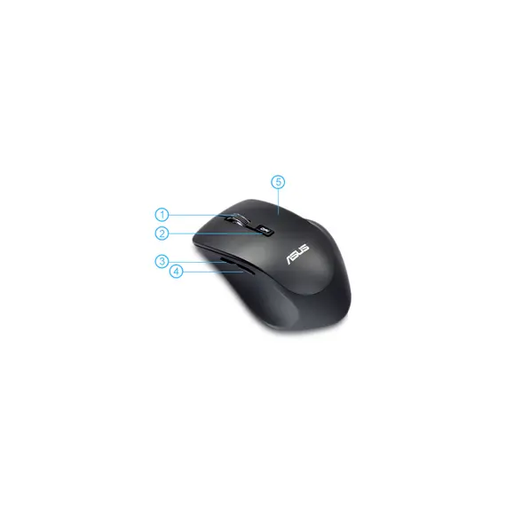 მაუსი ASUS WT425 (90XB0280-BMU000) BLACK , 4 image - Primestore.ge