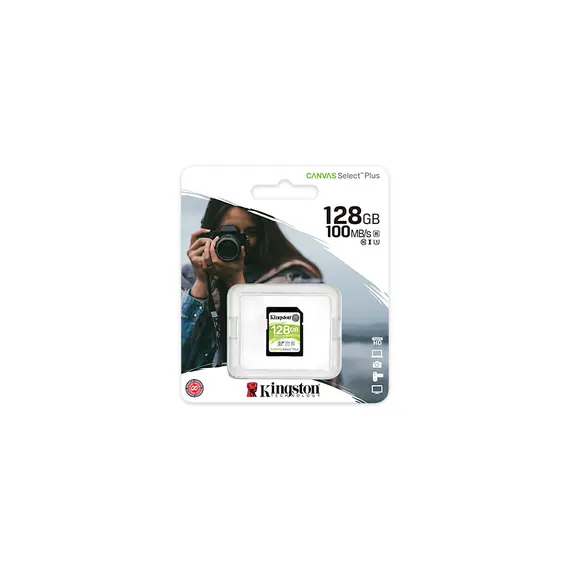 ფლეშ მეხსიერება Kingston 128GB SDHX Canvas Select Plus (SDS2/128GB) , 3 image - Primestore.ge