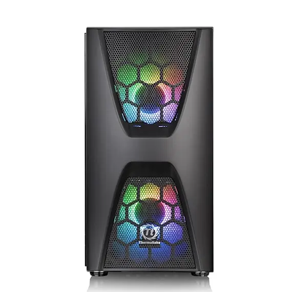 ქეისი Thermaltake CA-1N5-00M1WN-00 Commander C34, ARGB, Mid-tower Case, Tempered Glass, Black , 4 image - Primestore.ge