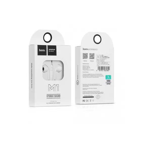 ყურსასმენი HOCO M1 - White , 2 image - Primestore.ge
