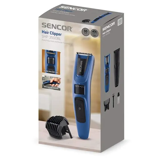 თმის საკრეჭი Sencor SHP 3500BL Blue , 8 image - Primestore.ge