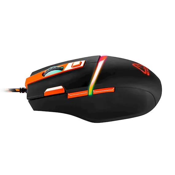 Mouse Canyon CND-SGM04RGB, RGB, Wired, Gaming Mouse, Black / Orange, 4 image
