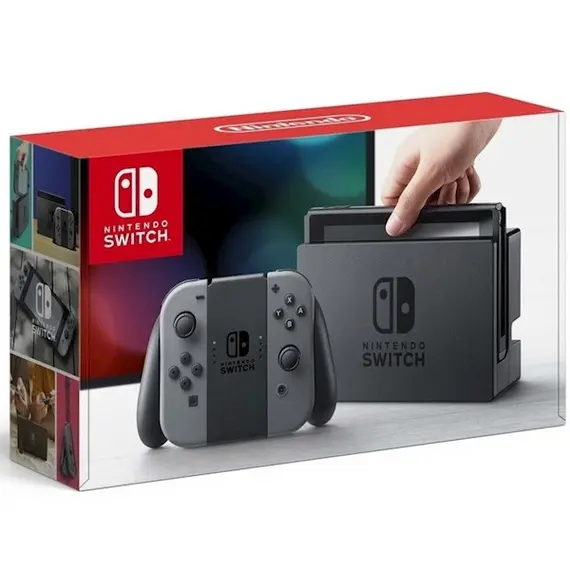 Game console Nintendo Switch Console Wi-Fi, BT, HDMI, USB, Gray, 3 image