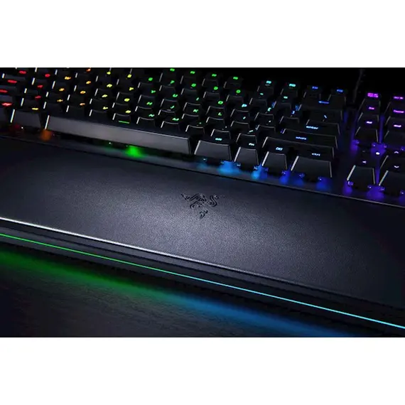 Keyboard Razer RZ03-01870700-R3R1 Gaming Keyboard Huntsman Elite, Clicky Optical Purple Switch, USB, RGB, Black, 5 image