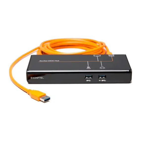 USB ჰაბი Konftel 900102149, OCC Hub for Video Conferencing Systems, USB, HDMI, Black  - Primestore.ge