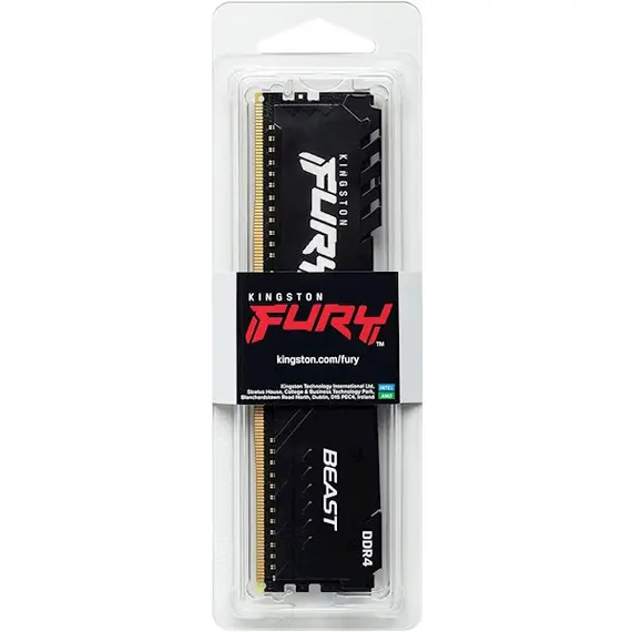 ოპერატიული მეხსიერება Kingston KF426C16BB/32 DDR4 2666 32GB FURY Beast Black , 4 image - Primestore.ge