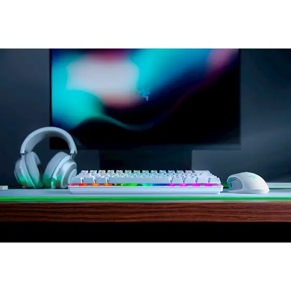 კლავიატურა RAZER HUNTSMAN MINI MERCURY (RZ03-03392200-R3R1) , 5 image - Primestore.ge