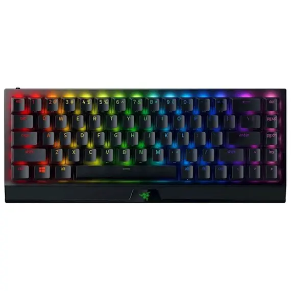 კლავიატურა Razer RZ03-03890700-R3R1 BlackWidow V3 Mini HyperSpeed Gaming Keyboard, Yellow Switch, BT, USB, RGB, Black  - Primestore.ge