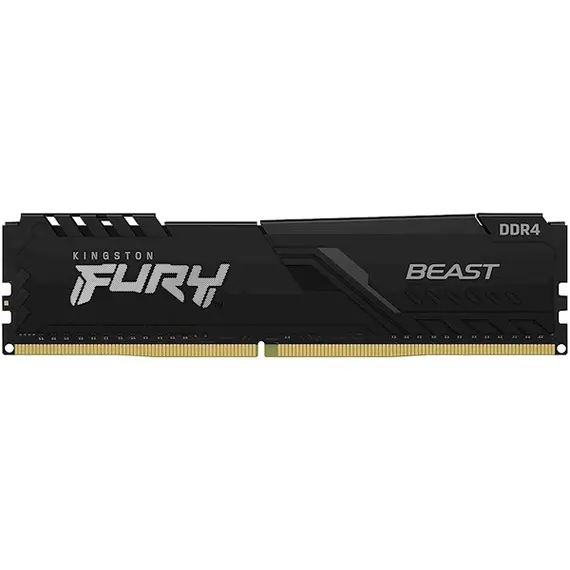 ოპერატიული მეხსიერება Kingston KF426C16BB/32 DDR4 2666 32GB FURY Beast Black  - Primestore.ge