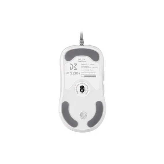 მაუსი Dream Machines DM1FPS Wired Optical Gaming Mouse, USB, White , 6 image - Primestore.ge