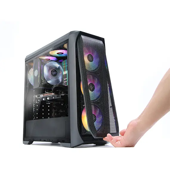Case Zalman Computer case N5 MF, MidT, 2 * USB2.0,1 * USB3.0, 4 * 120mm ARGB, 2 image