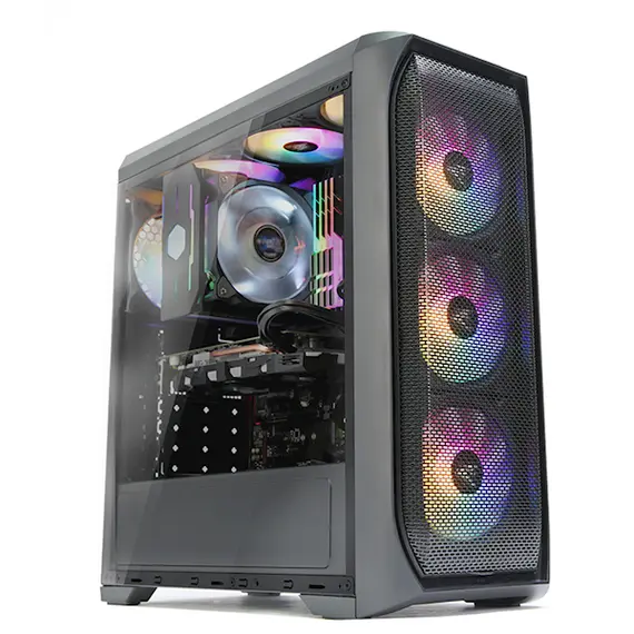 Case Zalman Computer case N5 MF, MidT, 2 * USB2.0,1 * USB3.0, 4 * 120mm ARGB