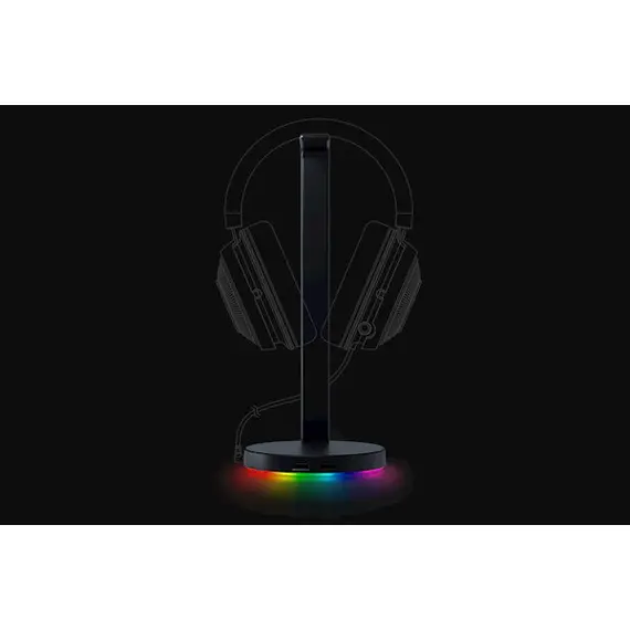 ყურსასმენის საკიდი RAZER V2 (RC21-01510100-R3M1) BLACK , 2 image - Primestore.ge