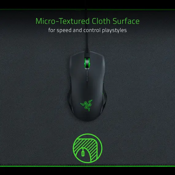 მაუსპადი Razer Mouse Pad Goliathus Extended Chroma Black , 3 image - Primestore.ge