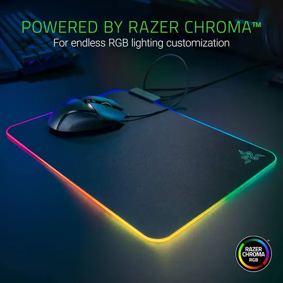 მაუსპადი Razer Mouse Pad Firefly V2 RGB Black , 6 image - Primestore.ge