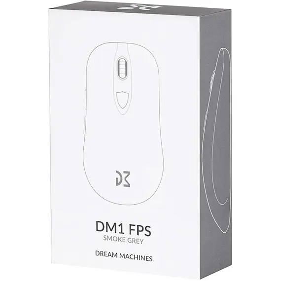 მაუსი Dream Machines DM1FPS Wired Optical Gaming Mouse, USB, Gray , 7 image - Primestore.ge