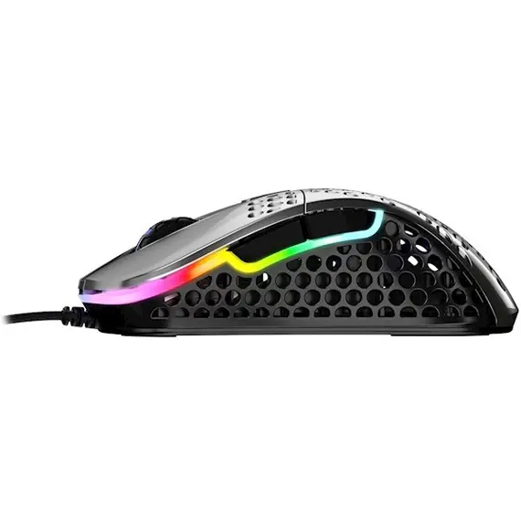 მაუსი XTRFY M4 RGB (XG-M4-RGB-GLOSSY) GRAY , 2 image - Primestore.ge