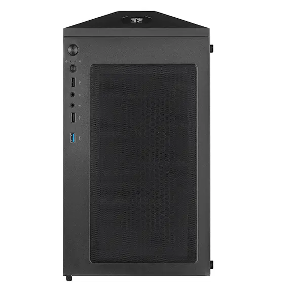 Case 2E GH1 HUNTER, Mid-Tower, ARGB, Gaming PC Case, Black, 4 image
