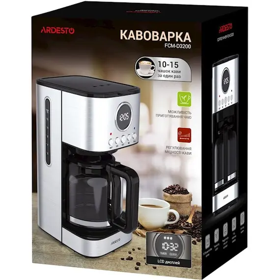 ყავის მადუღარა ARDESTO FCM-D3200 , 8 image - Primestore.ge