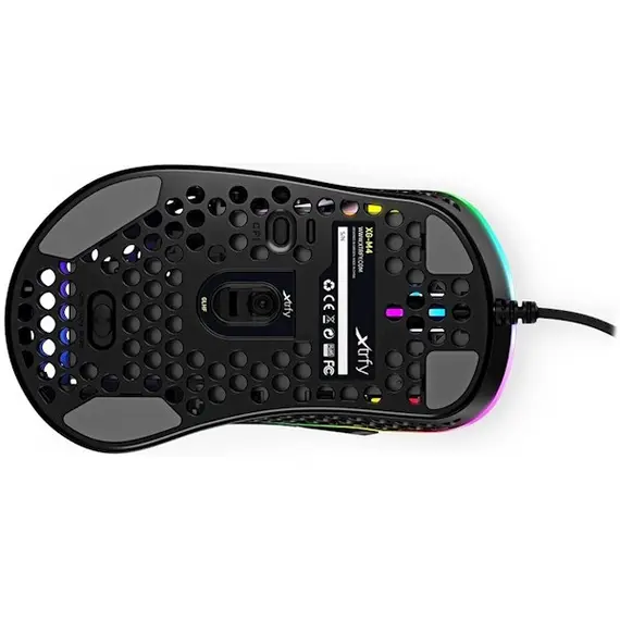 მაუსი XTRFY M4 RGB (XG-M4-RGB-GLOSSY) GRAY , 3 image - Primestore.ge