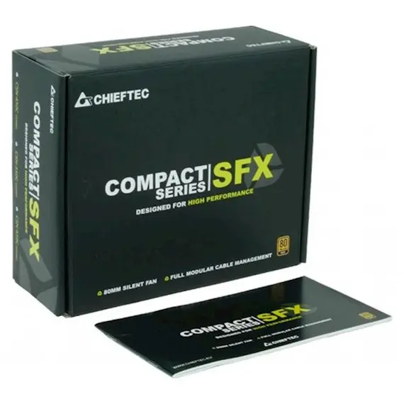 Power supply Chieftec CSN-550C Compact Series Power Supply 550W, 8cm Fan, 80 + Gold, 4 image