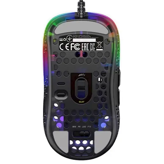 მაუსი XTRFY MZ1 RGB (XG-MZ1-RGB) BLACK - Primestore.ge