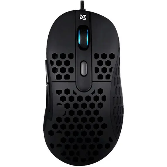 მაუსი DREAM MACHINES DM6 HOLEY S (DM6_HOLEY) BLACK  - Primestore.ge